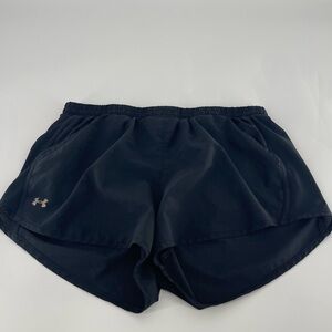 Under Armour Loose Black Stretch Athletic Shorts